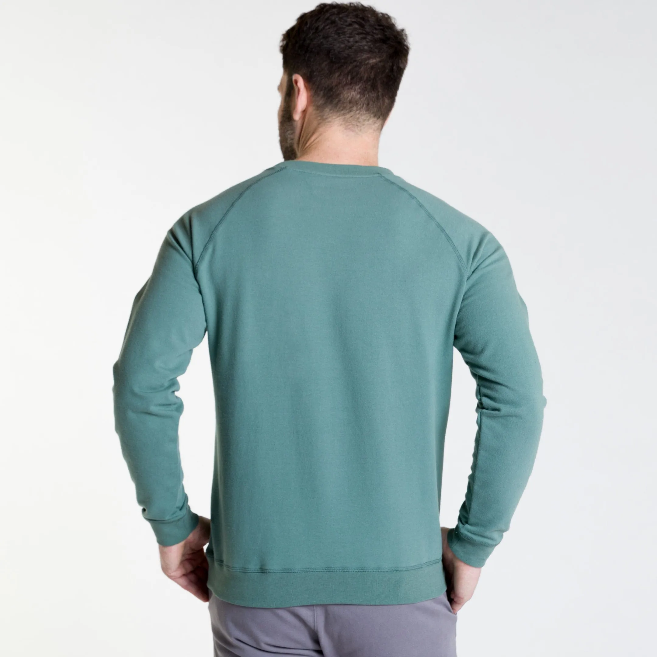 Dark Sage French Terry Sweatshirt