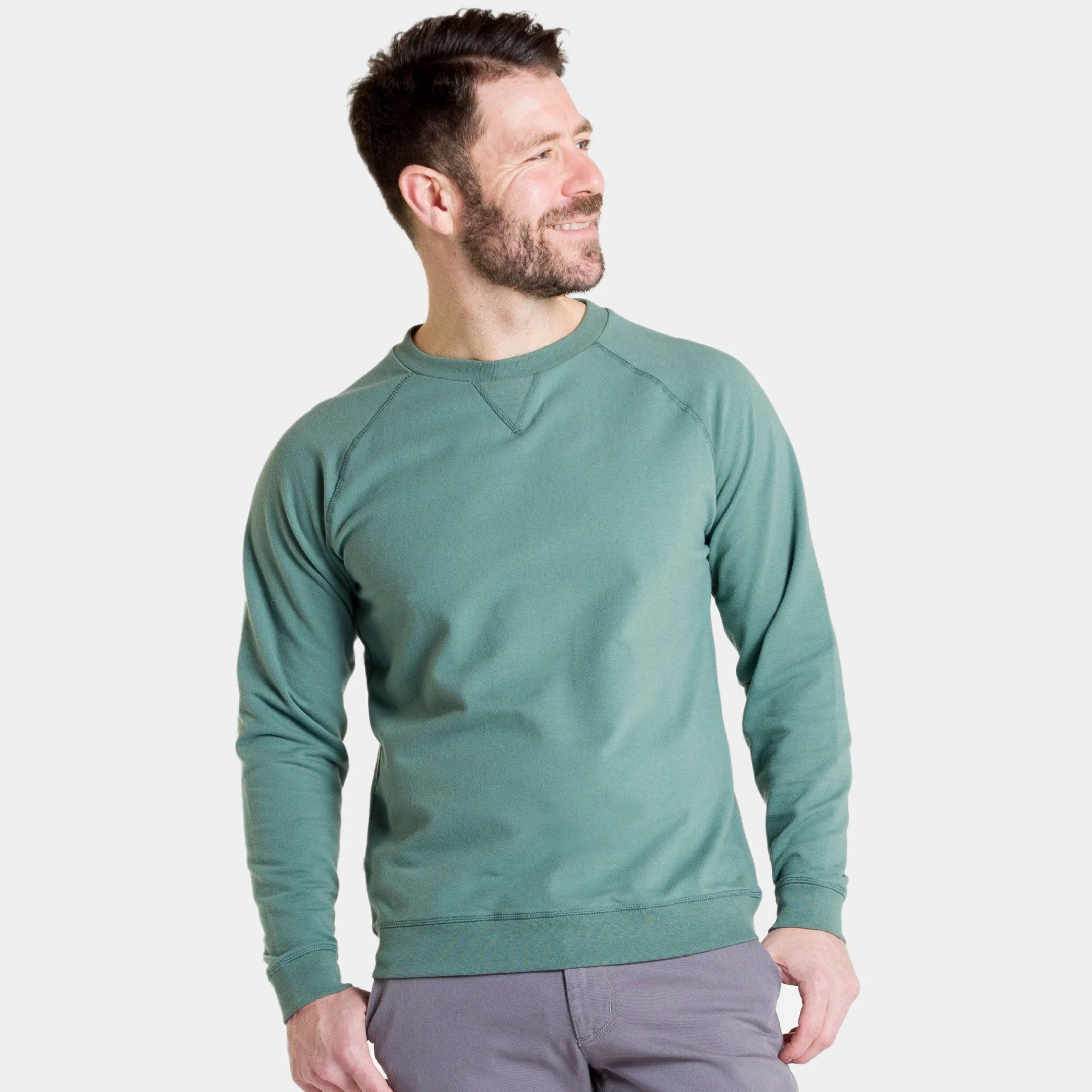 Dark Sage French Terry Sweatshirt