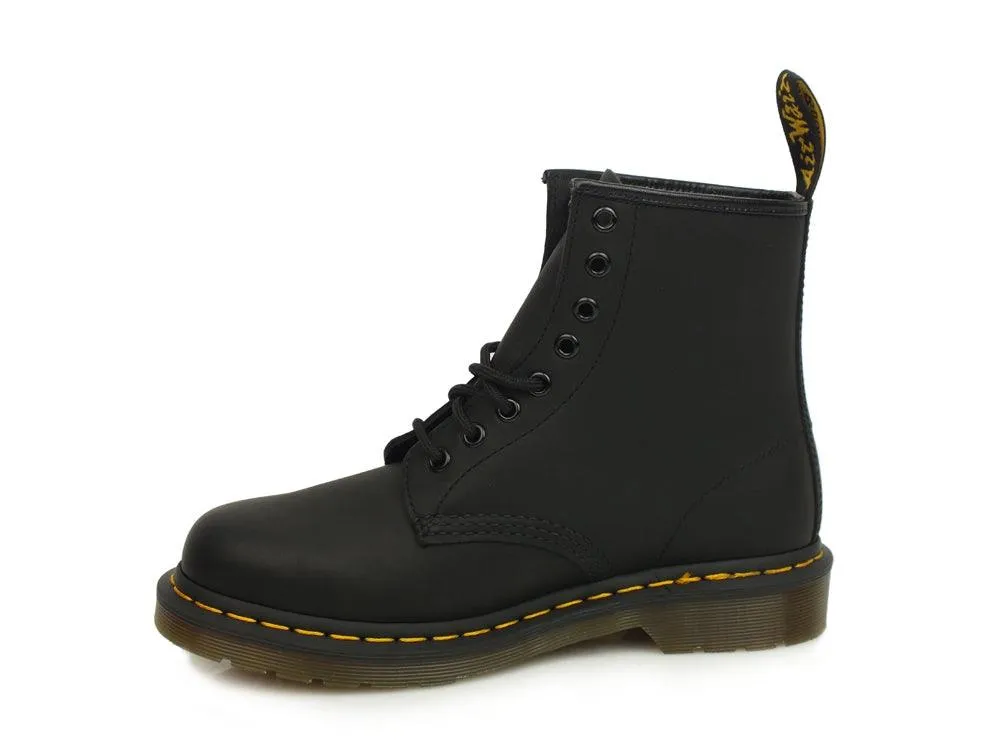 DR. MARTENS Anfibio 8 Fori Greasy Black 1460-11822003