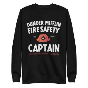 Dunder Mifflin Fire Safety Captain - Unisex Premium Sweatshirt