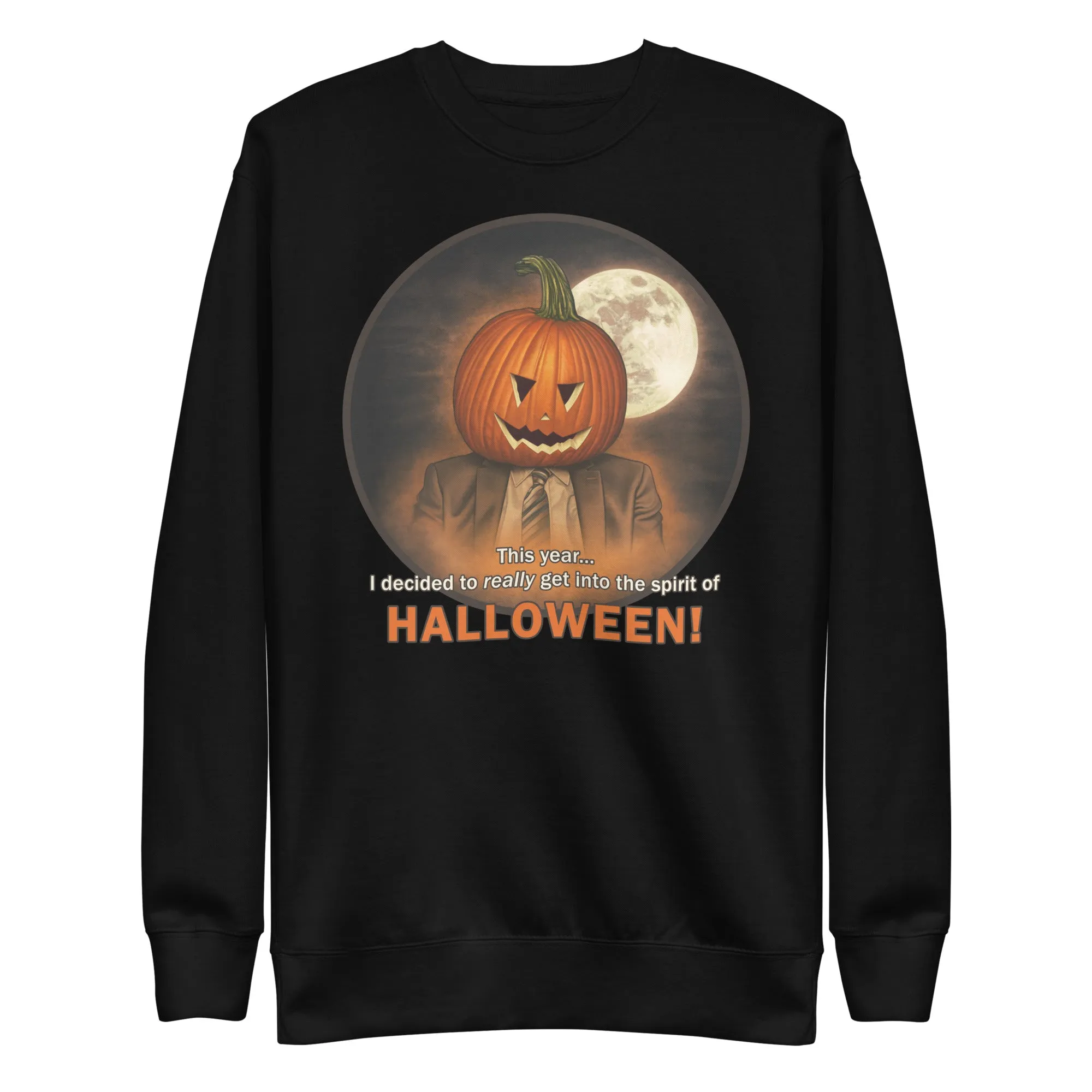 Dwight Pumpkin Head Unisex Premium Sweatshirt