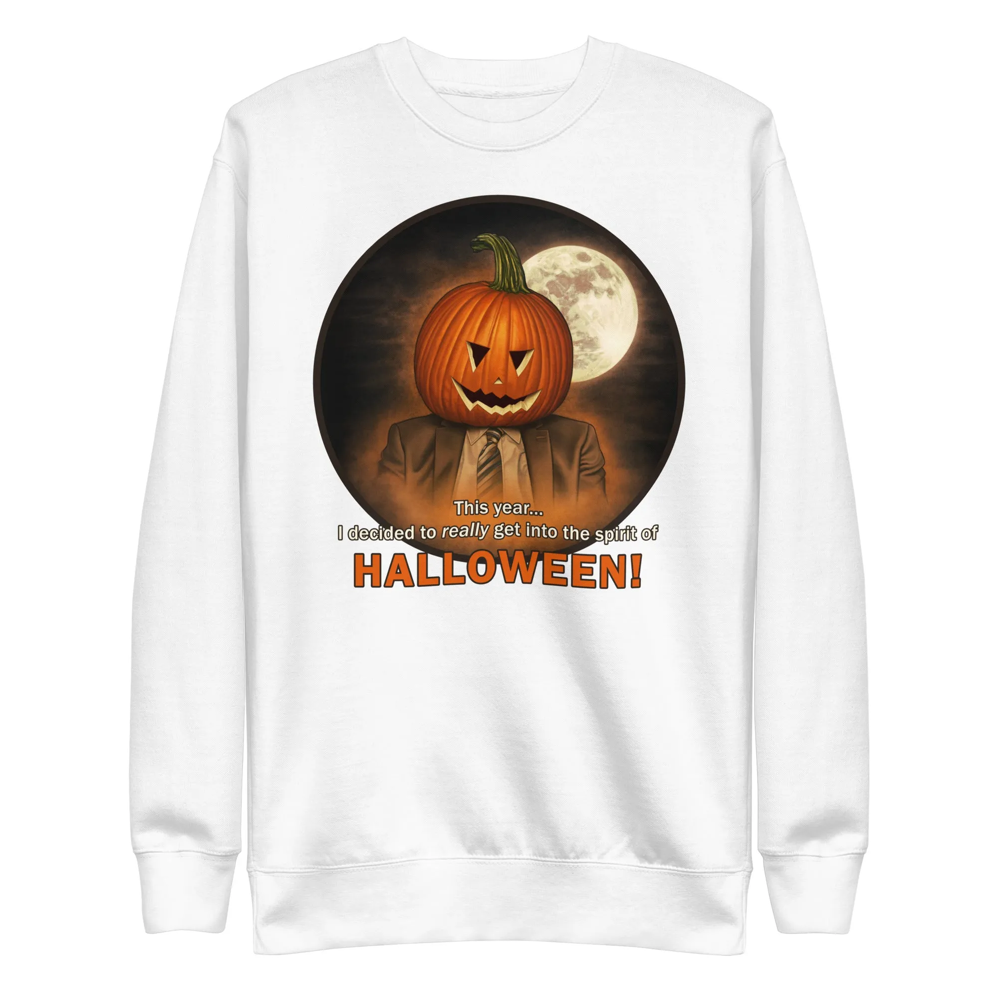 Dwight Pumpkin Head Unisex Premium Sweatshirt