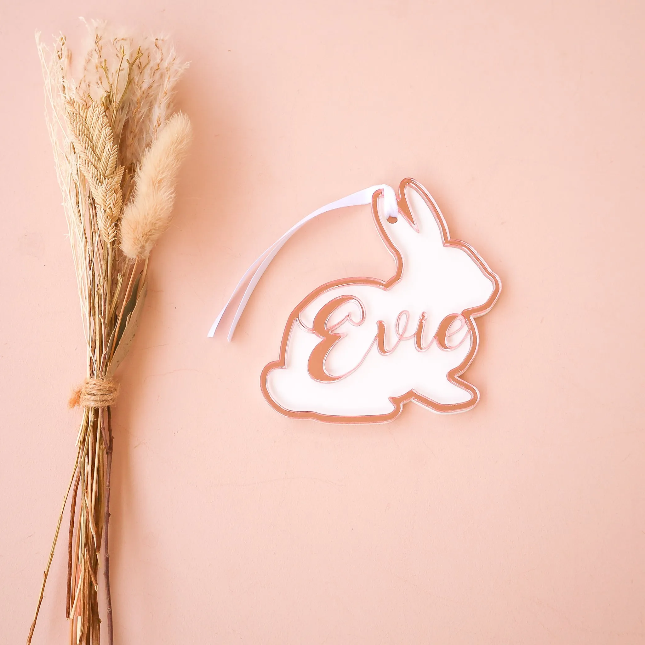 Easter Tag - Bunny   Name Cut Out