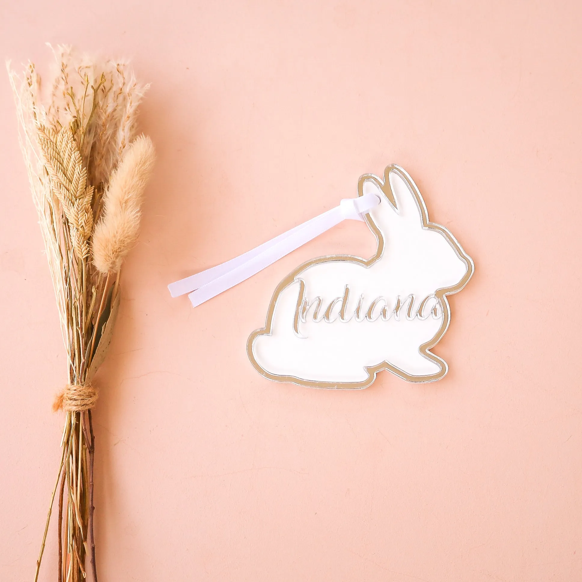 Easter Tag - Bunny   Name Cut Out