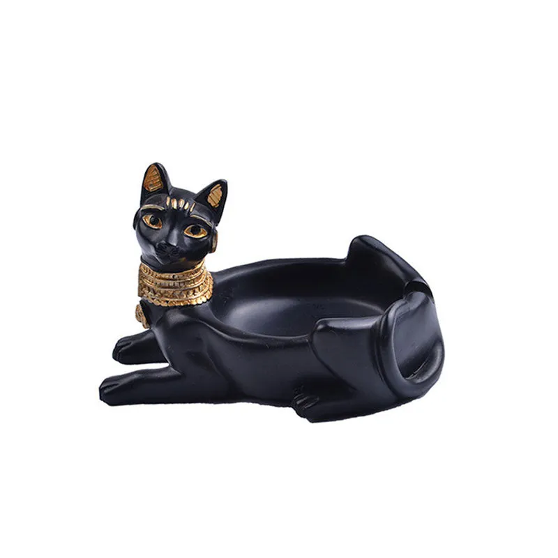 Egyptian Anubis & Cat& pharaoh Ashtray