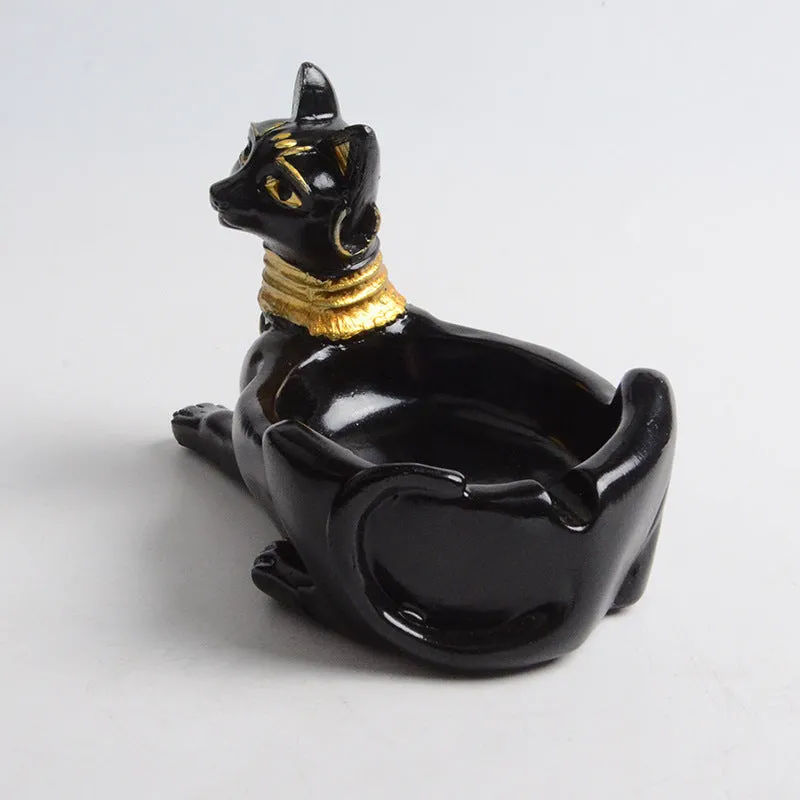 Egyptian Anubis & Cat& pharaoh Ashtray