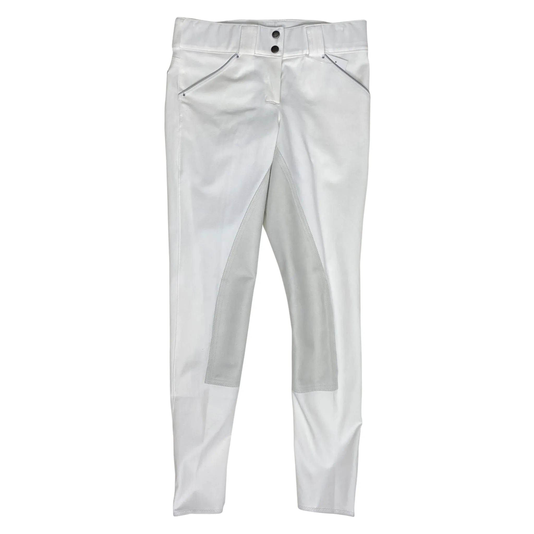 Eurofit 'Laurenburg' Full Seat Breeches in White - Women's 26L