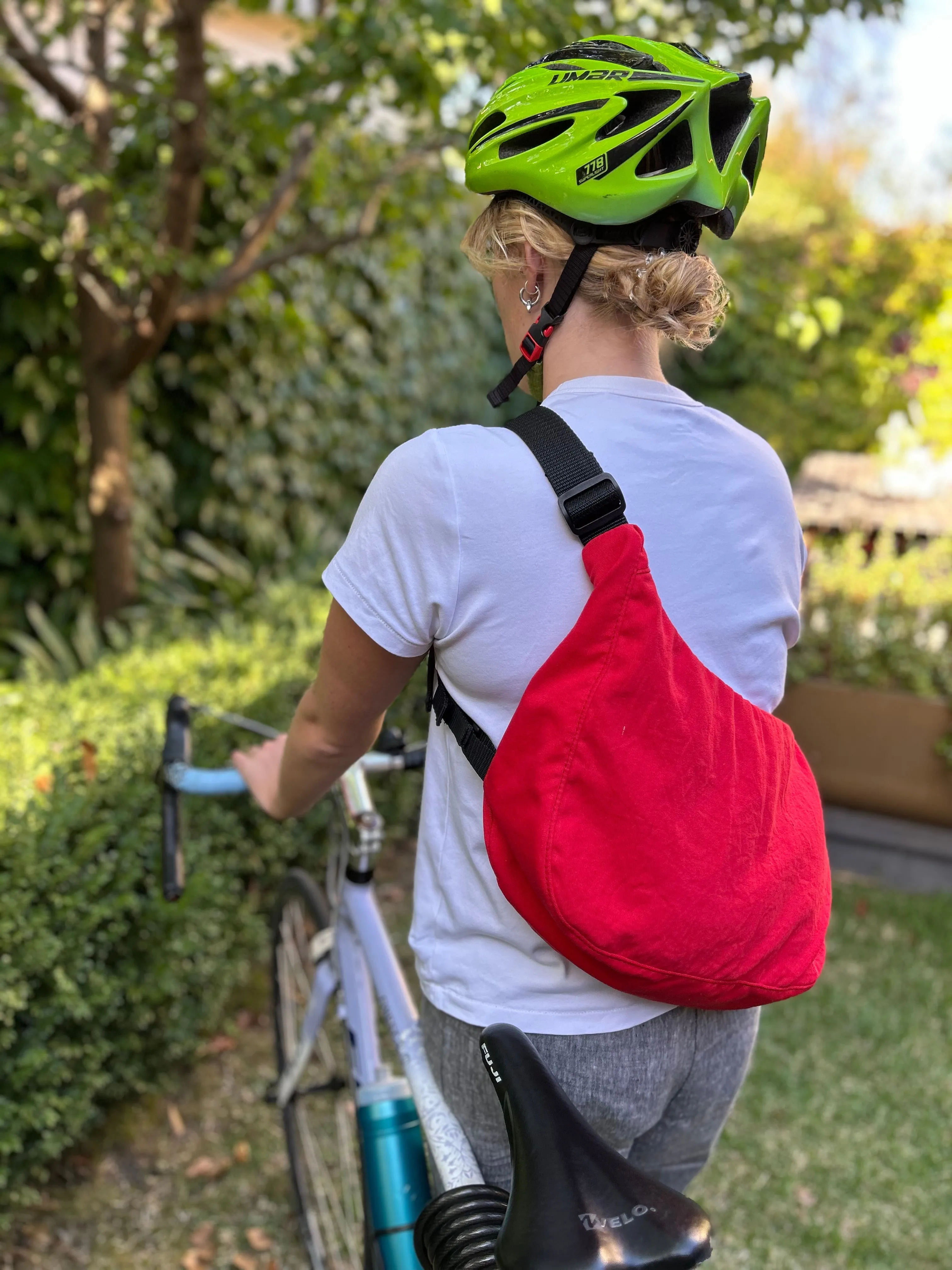 Everyday Bag - Red Cabbage Roses