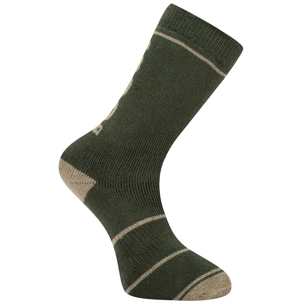 Feeet Rambler Walking Socks Olive - 2 Pack