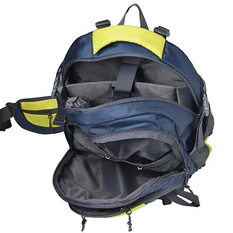 Firefly V2 40L Laptop Navy Blue Yellow Rucksack