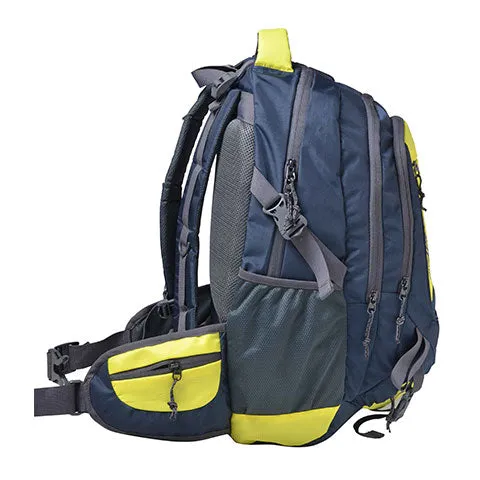 Firefly V2 40L Laptop Navy Blue Yellow Rucksack