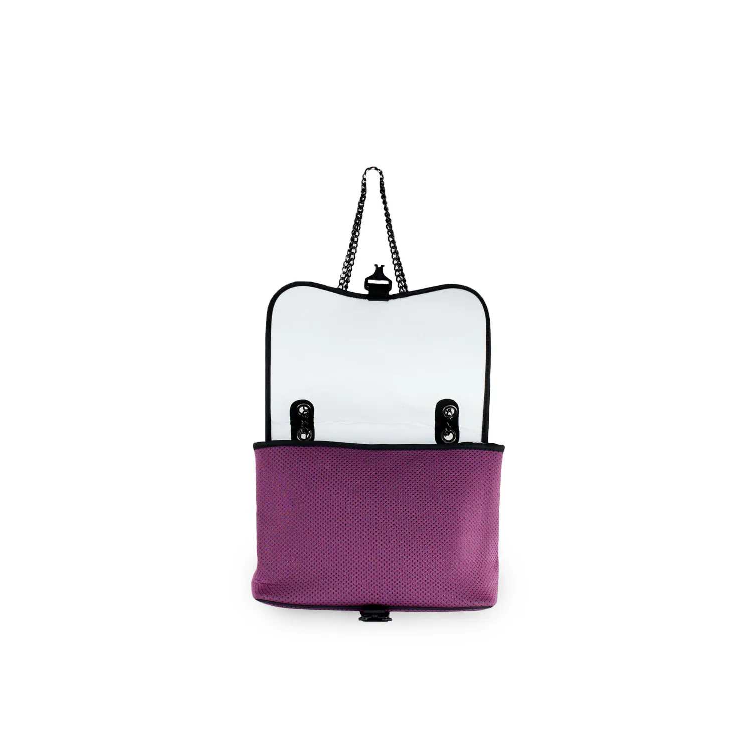 FLAP CROSSBODY EGGPLANT