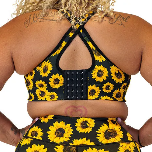 Front Zipper Bra | Sunflower