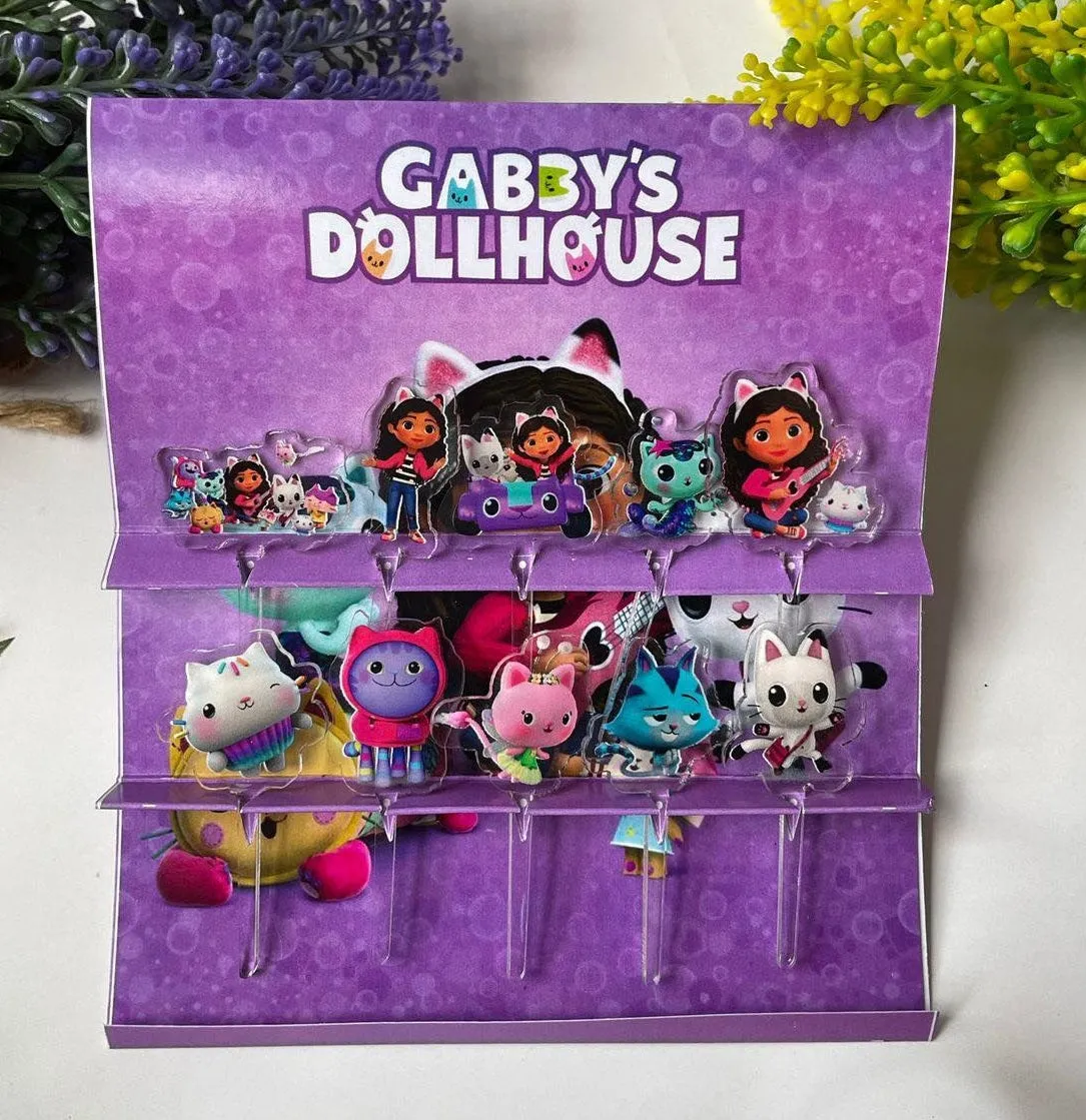 Gabby's Dollhouse Acrylic Food Picks