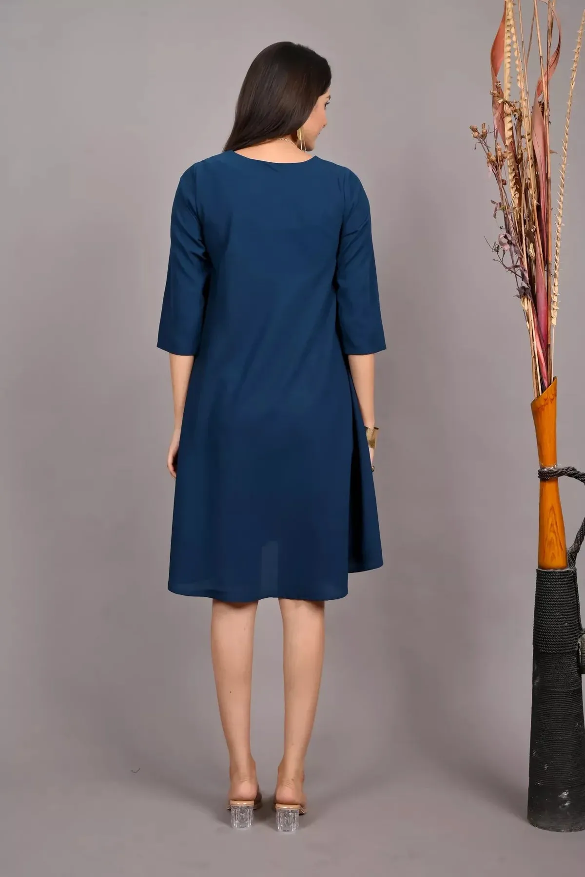 Georgette Flaired Dress