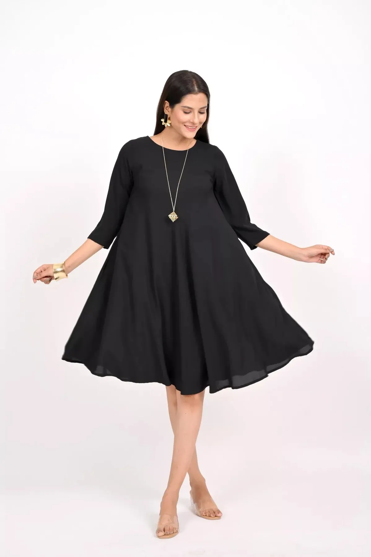 Georgette Flaired Dress