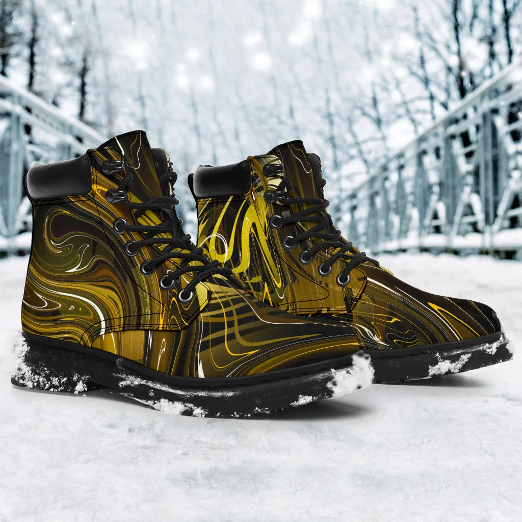 Golden Abstract - All Sseason Boots