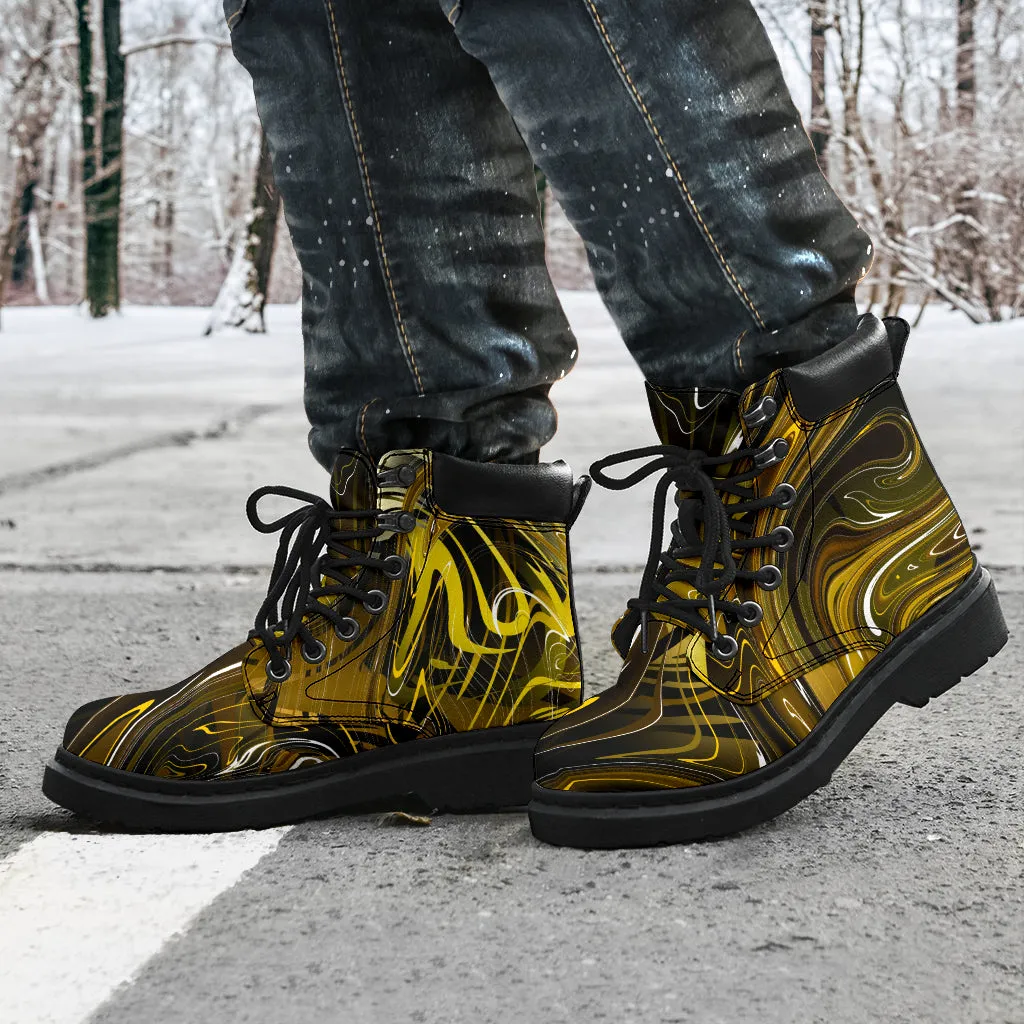 Golden Abstract - All Sseason Boots