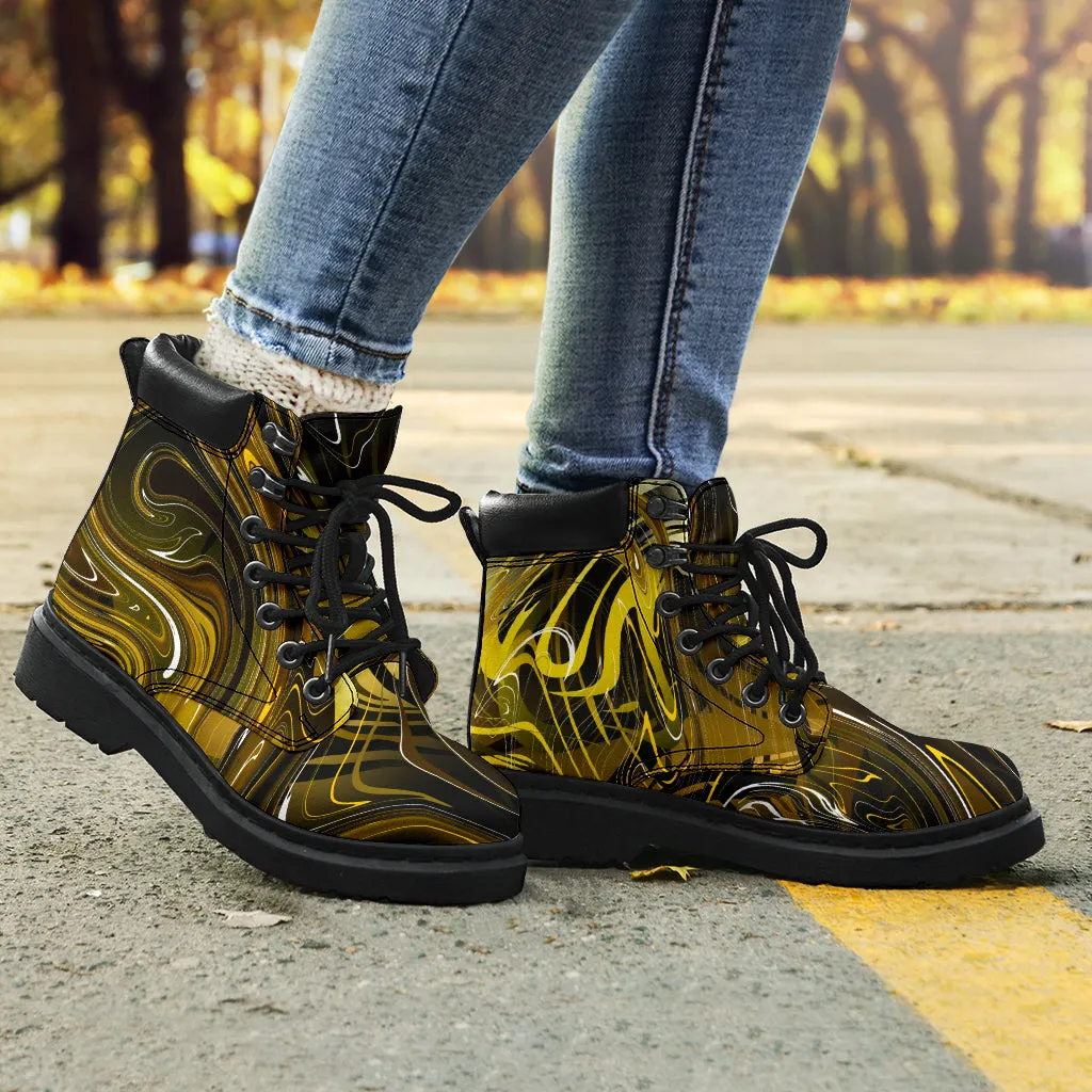 Golden Abstract - All Sseason Boots