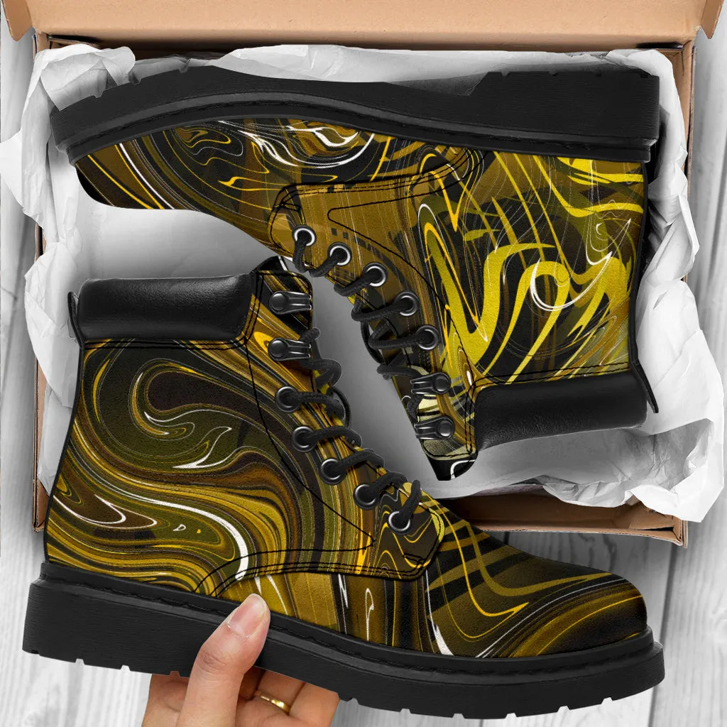 Golden Abstract - All Sseason Boots