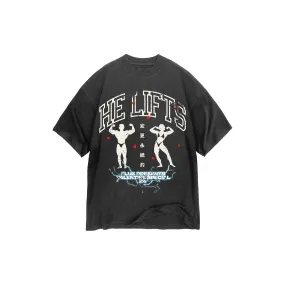 HEAVYWEIGHT  "HE LIFTS" Oversize T-Shirt