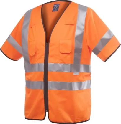 High-Vis Class 3 Zip-Up Vest with Adjustable Fit