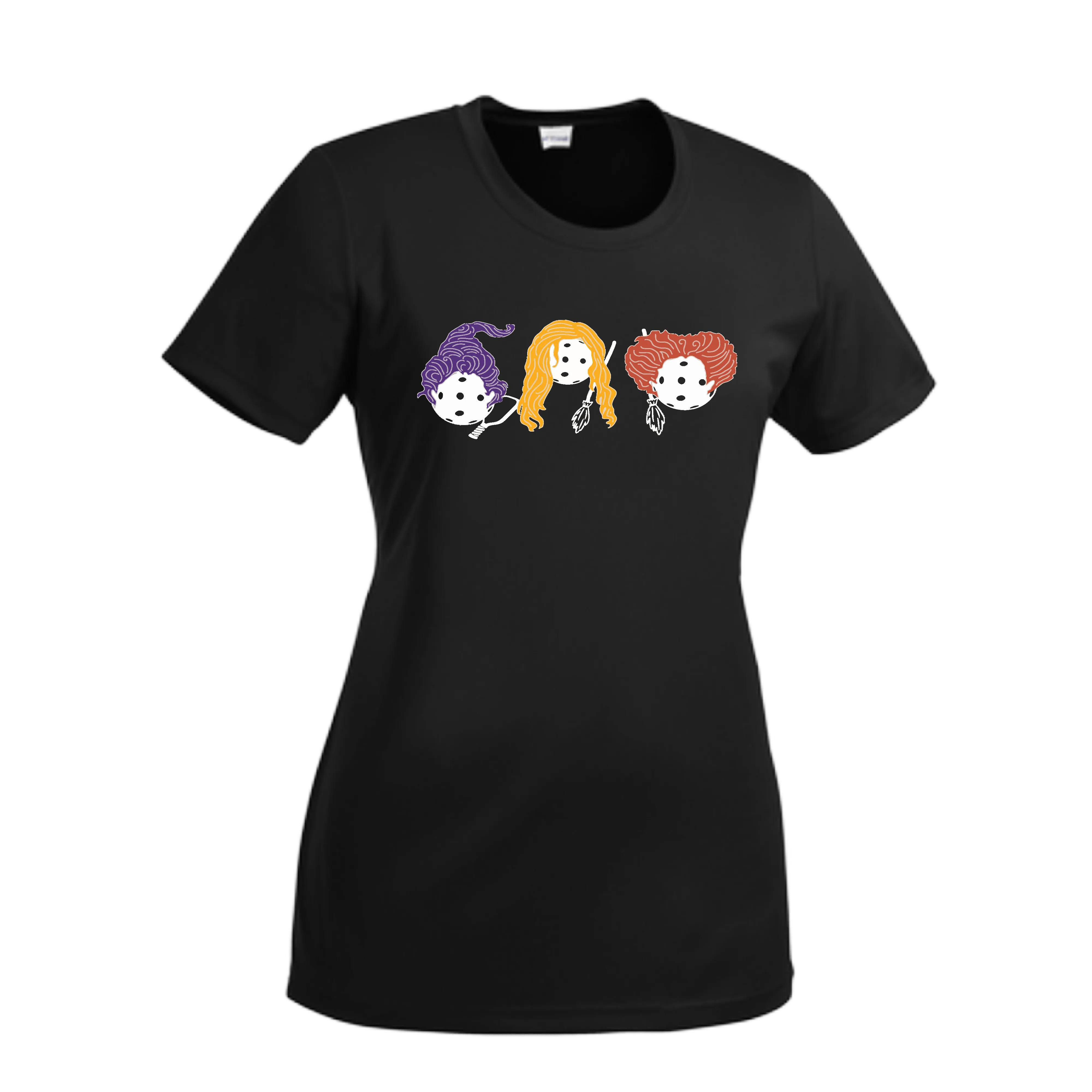 Hocus Pocus | Women’s Short Sleeve Crewneck Pickleball Shirts | 100% Polyester