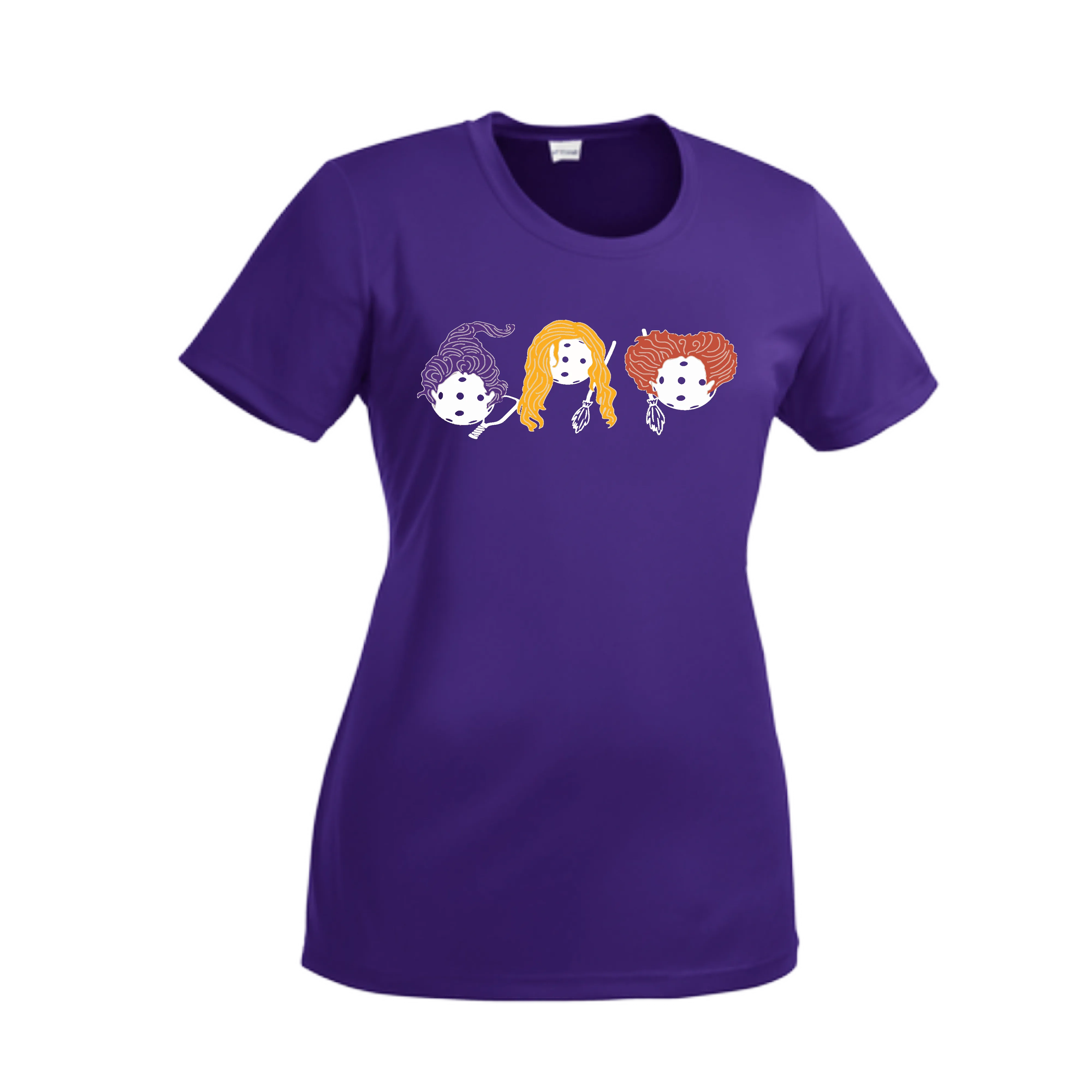 Hocus Pocus | Women’s Short Sleeve Crewneck Pickleball Shirts | 100% Polyester