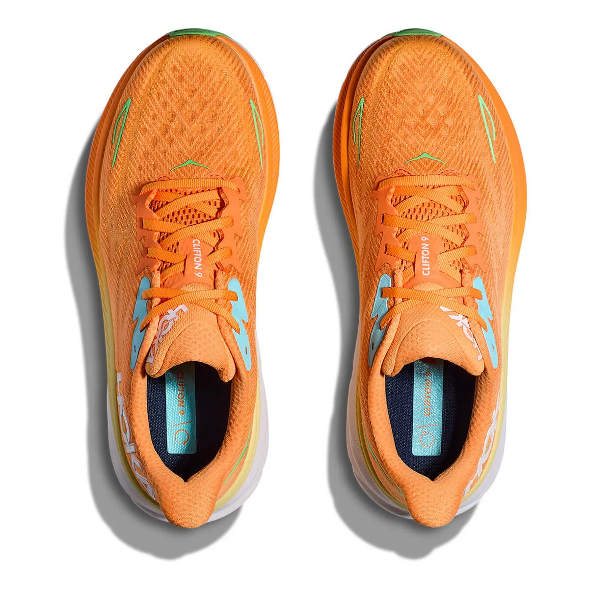 Hoka Clifton 9 Mens | Solar Flare / Sherbet