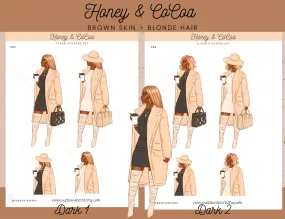 Honey & Cocoa - Black Girl Planner Stickers