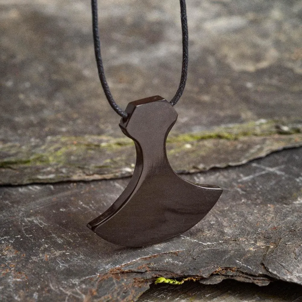 Horn Axe Head With Triquetra Necklace