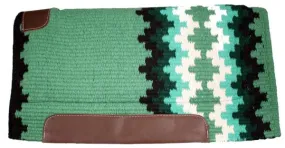 Hues of Green Memory Felt Saddle Pad