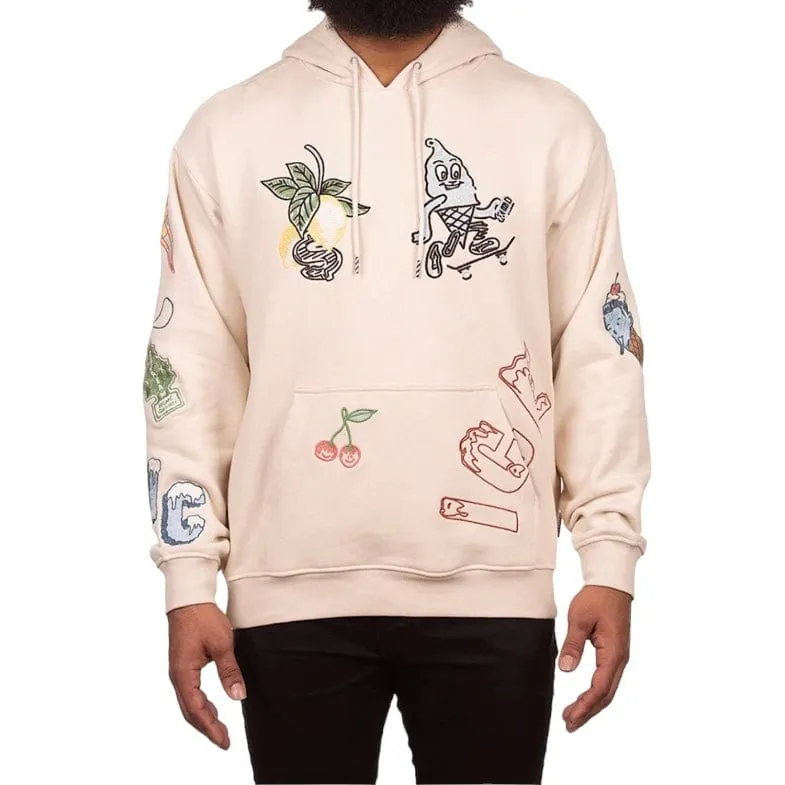 Ice Cream Stitching Hoodie (Fog) 431-7310