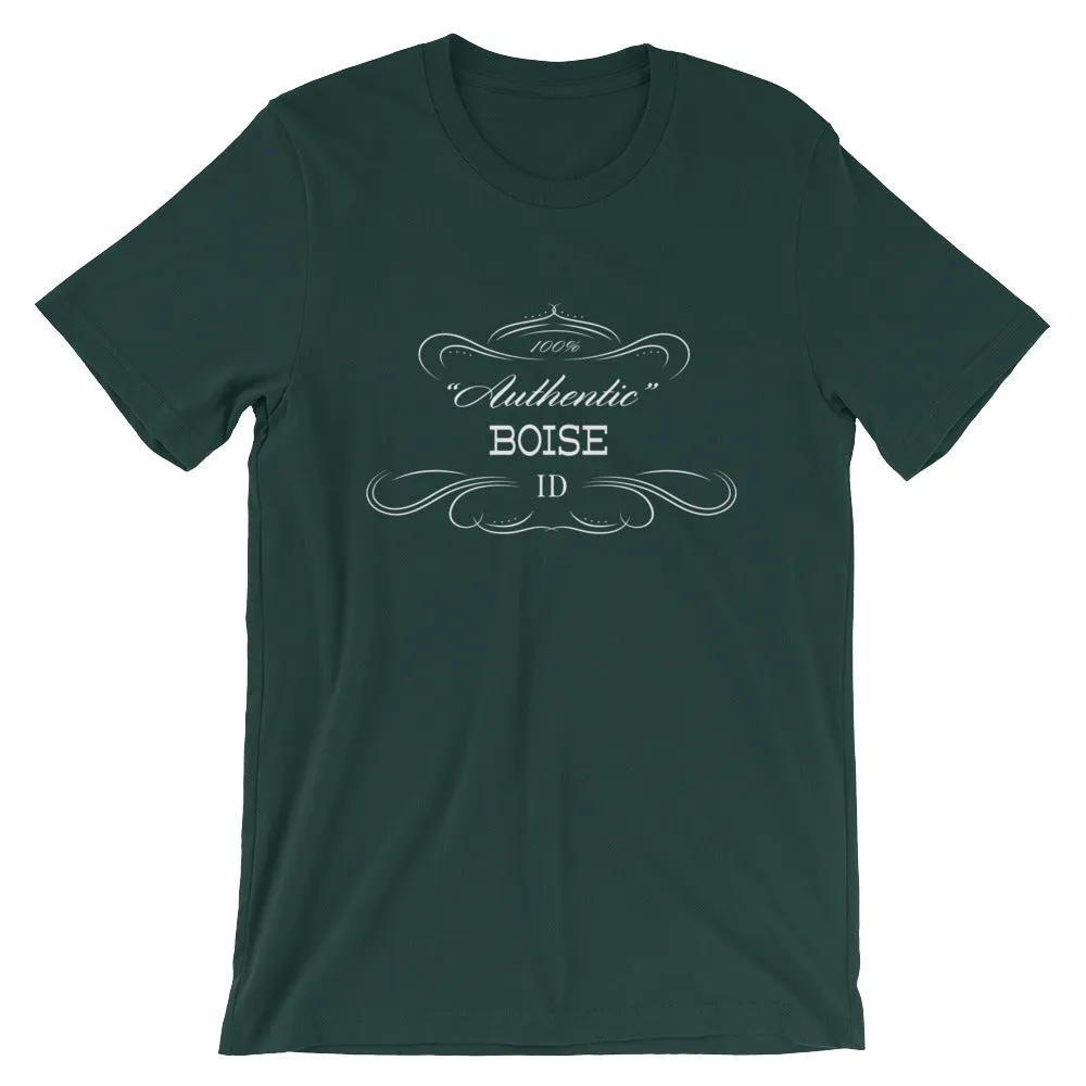 Idaho - Boise ID - Short-Sleeve Unisex T-Shirt - "Authentic"