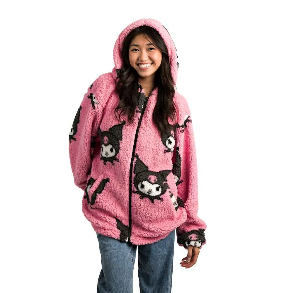 Jacket - Kuromi Sherpa Fleece