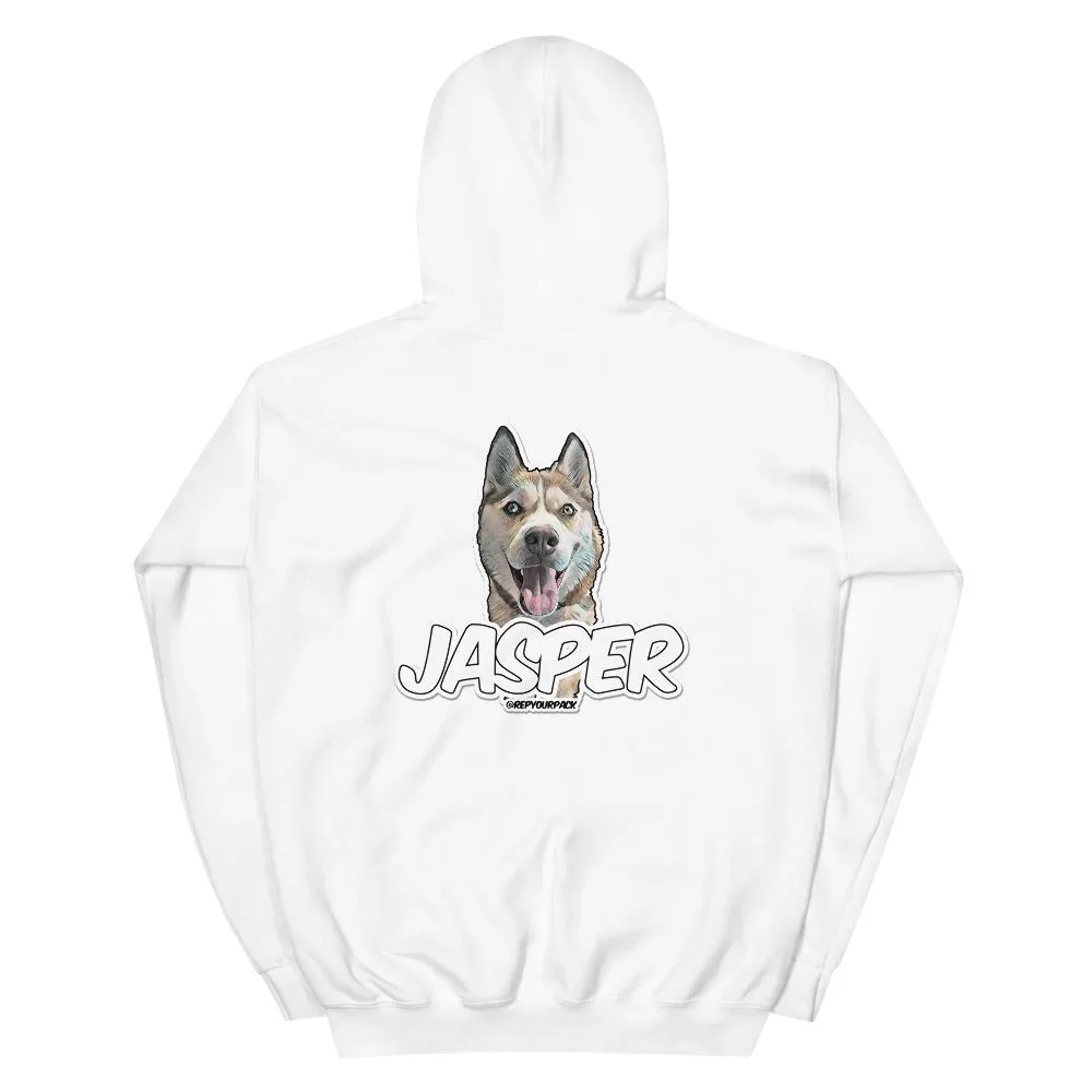 Jasper Unisex Hoodie (Front & Back)