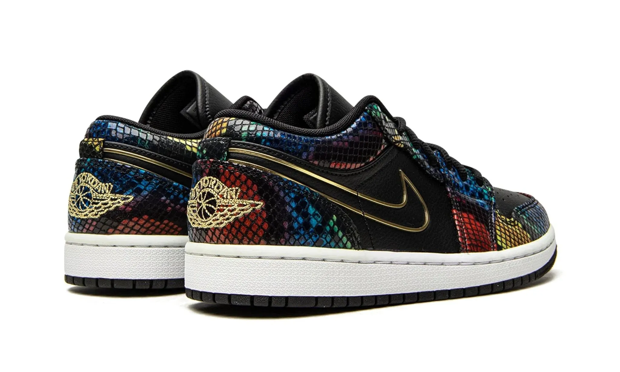 JORDAN 1 LOW MULTI COLOR SNAKESKIN (W)