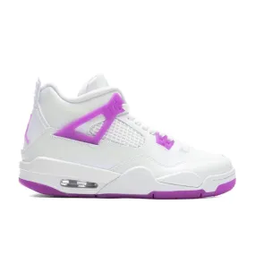 Jordan 4 Retro (GS) - White/Hyper Violet