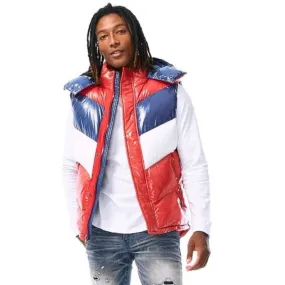 Jordan Craig Tri Color Bubble Vest (Americana) 91505V