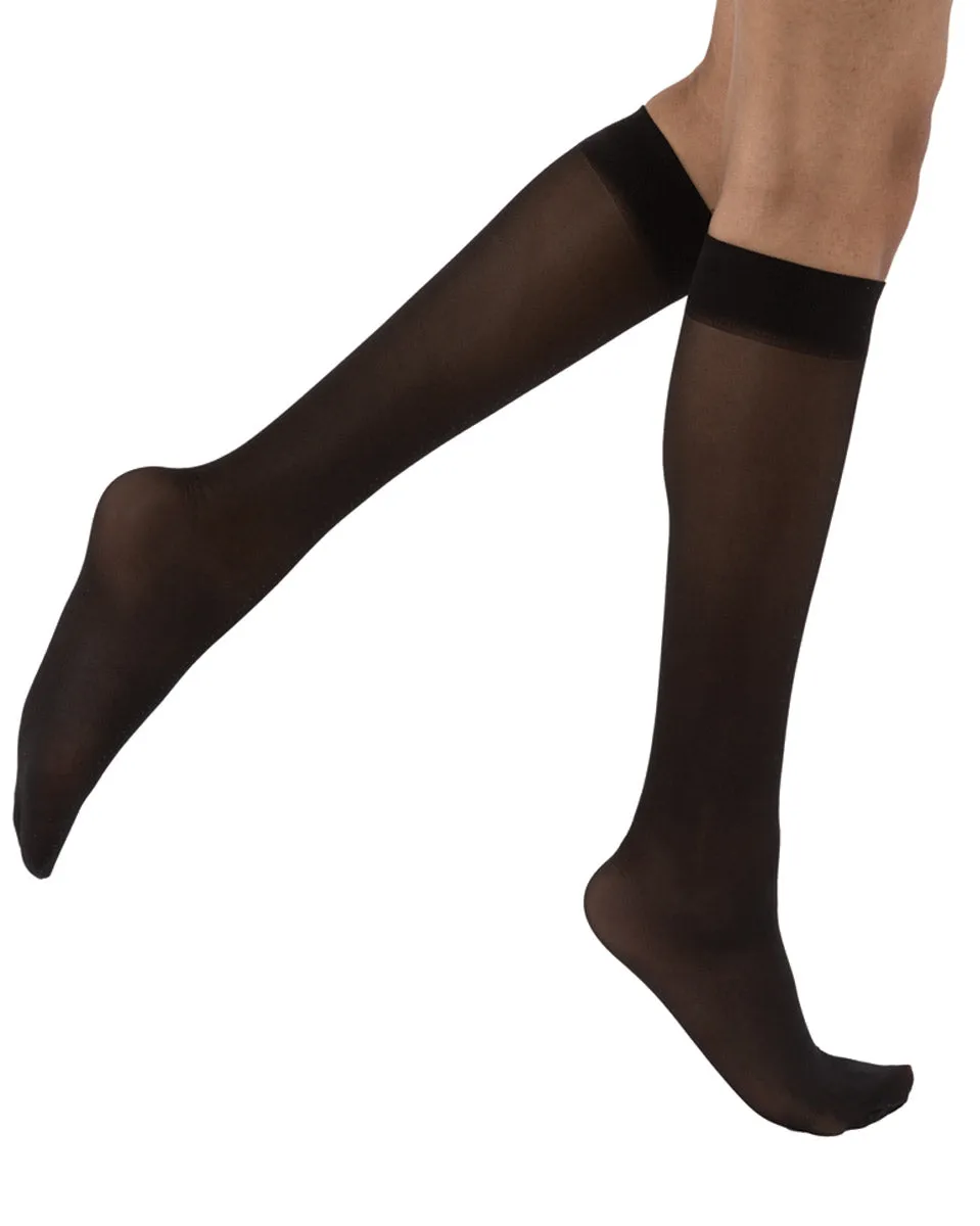 Juzo 3512 AD Dynamic Unisex Closed Toe Knee Highs w/ Silicone Top Band 30-40 mmHg - MAX