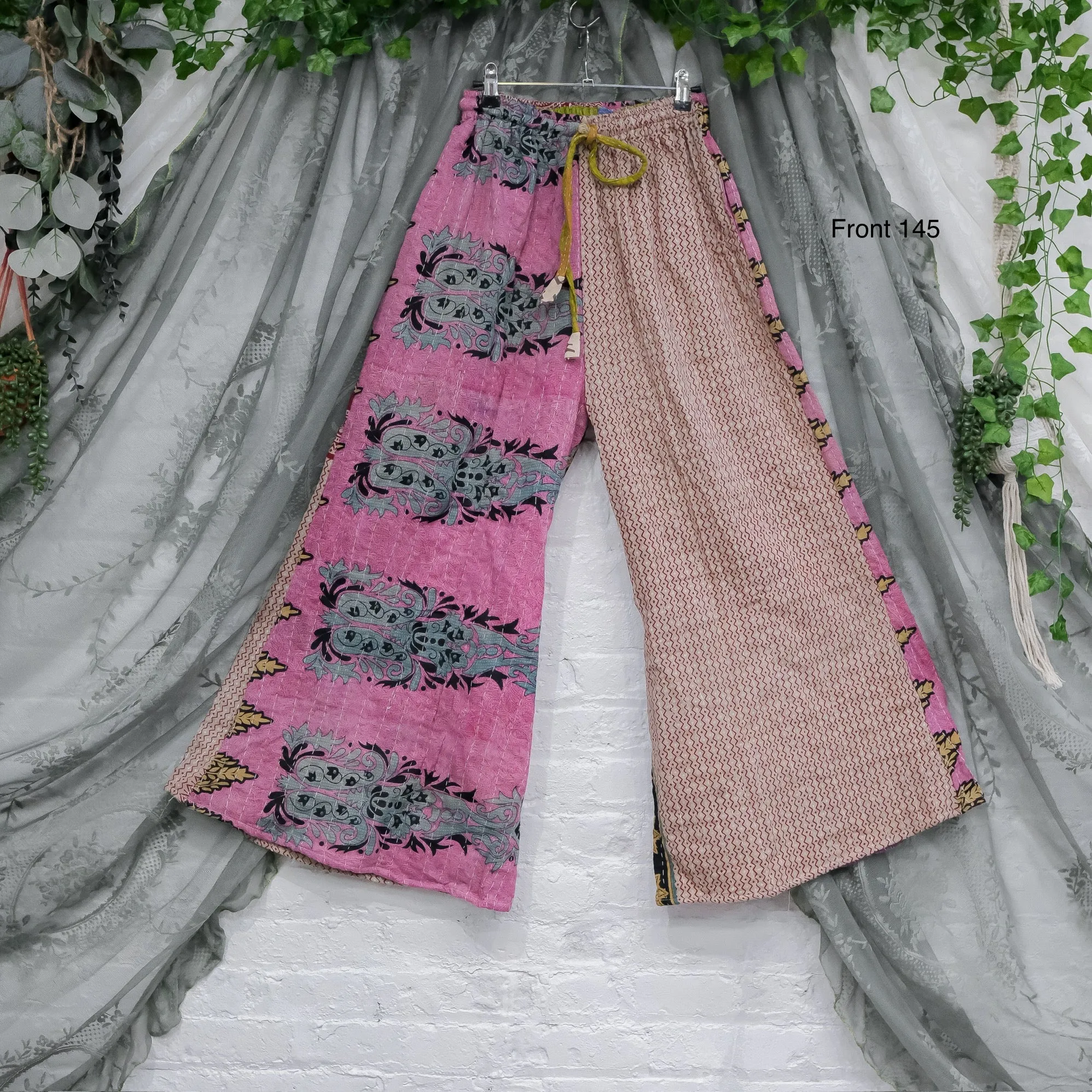 Kantha Wide Leg  Pants