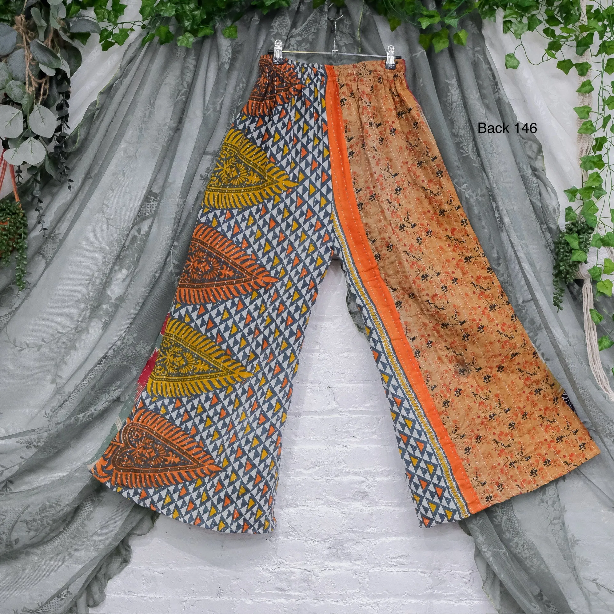 Kantha Wide Leg  Pants