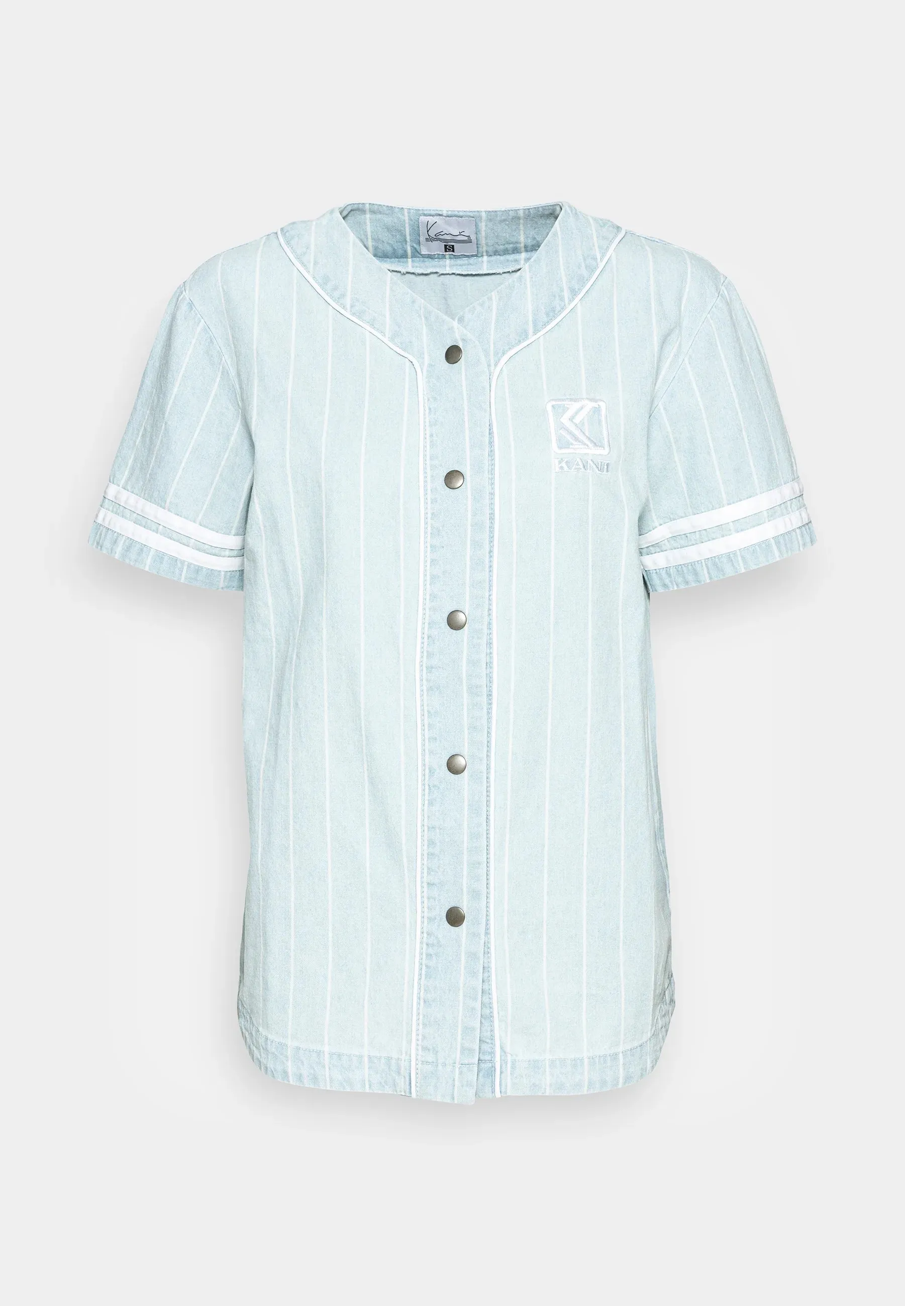 Karl Kani Baseball Jersey Blue white Denim