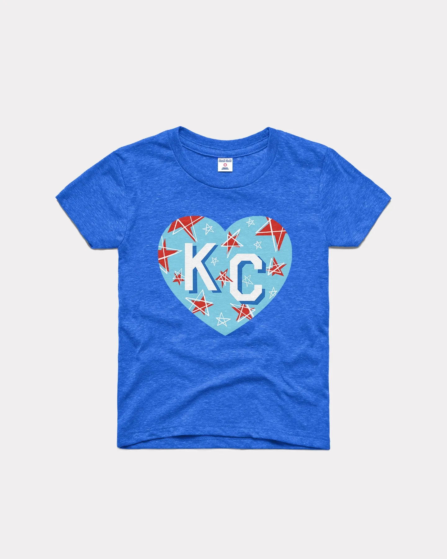 Kids USA Stars KC Heart Royal Blue T-Shirt