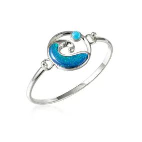 Larimar Moon Tides Converta Bangle with Opal