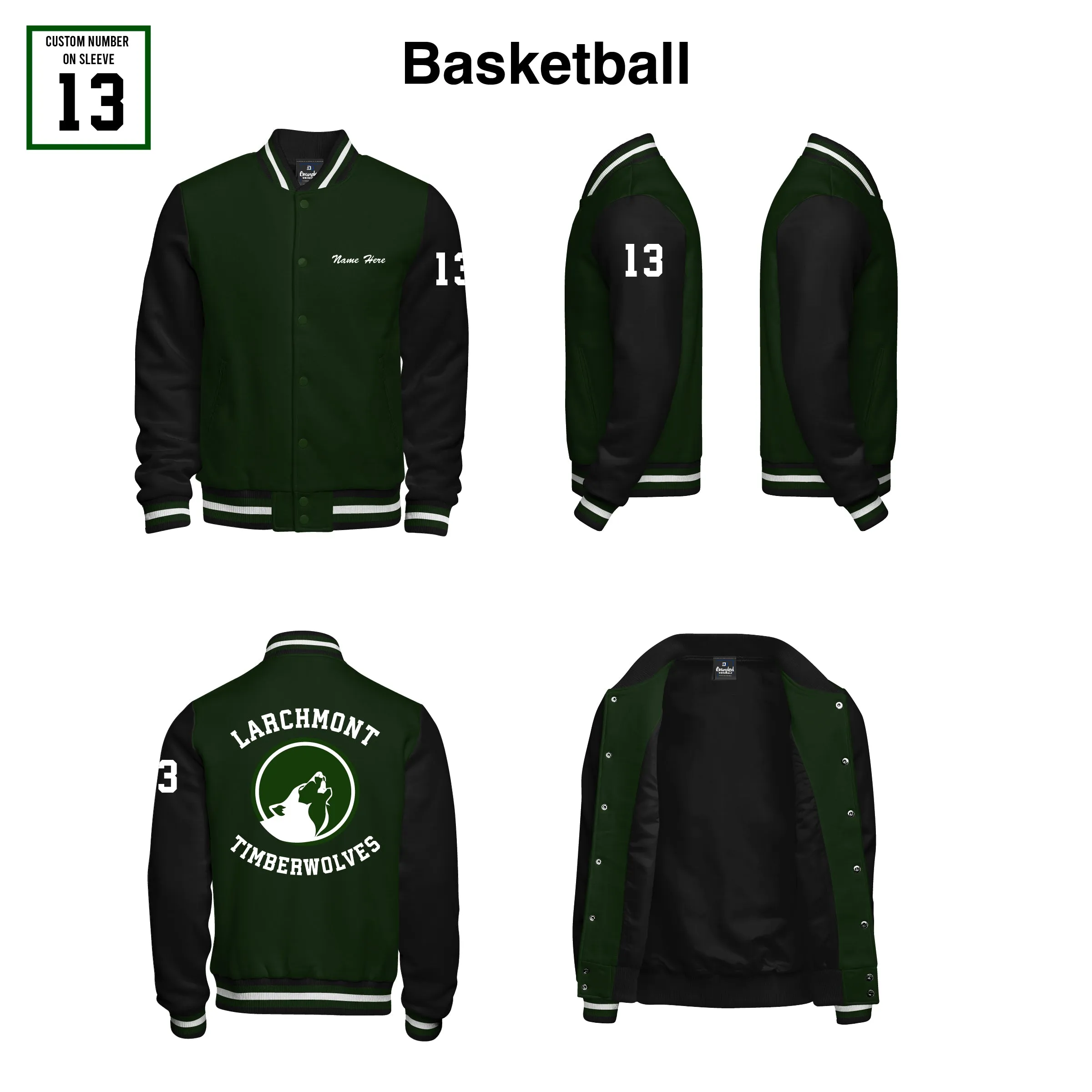 LFP Cotton Varsity Jacket BASKETBALL