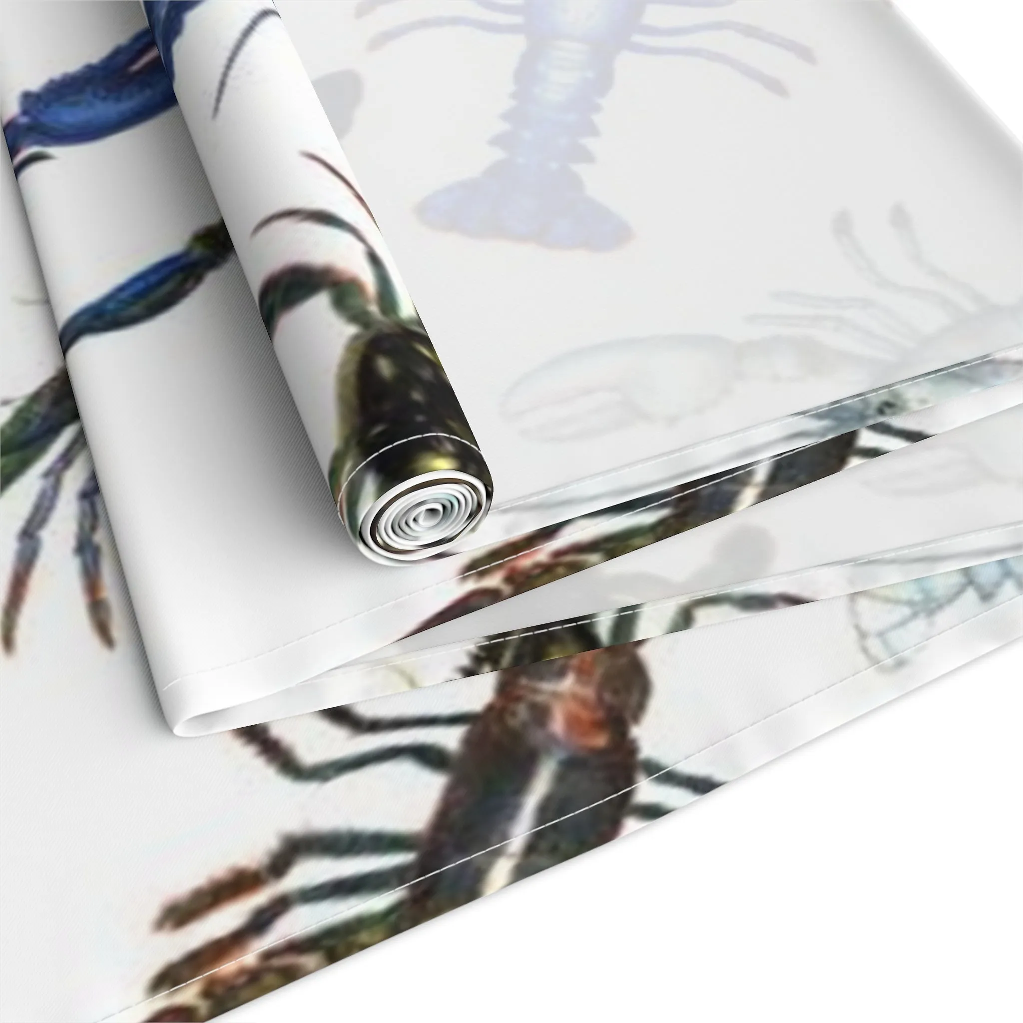 Lobsters I, Cotton Table Runner