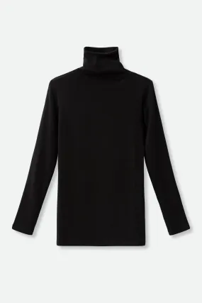 LONG SLEEVE TURTLENECK IN PIMA COTTON STRETCH