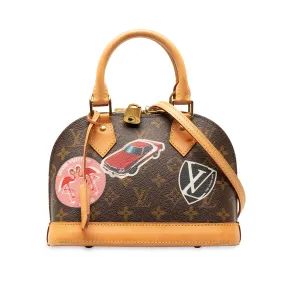 Louis Vuitton Alma BB World Tour Monogram Canvas