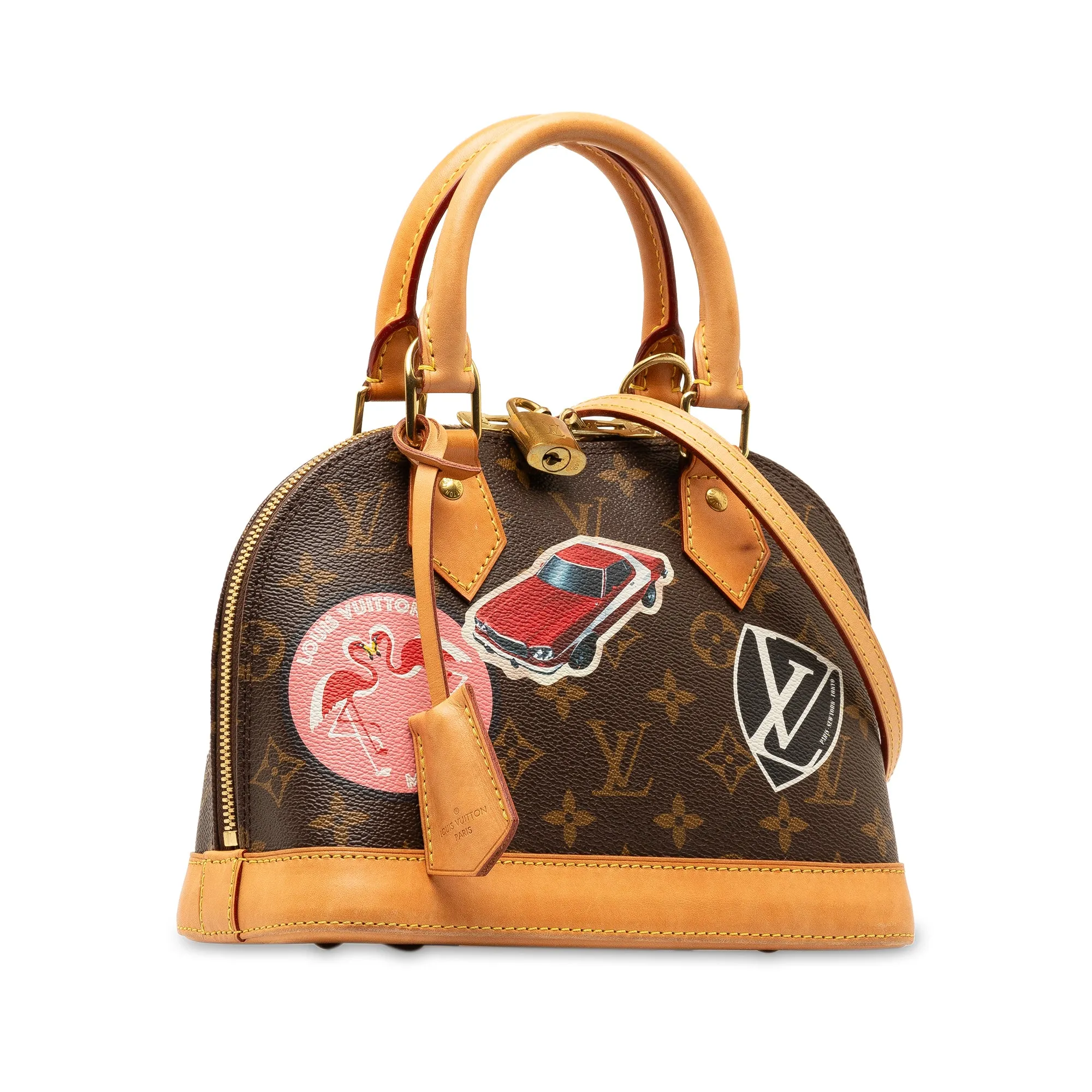 Louis Vuitton Alma BB World Tour Monogram Canvas